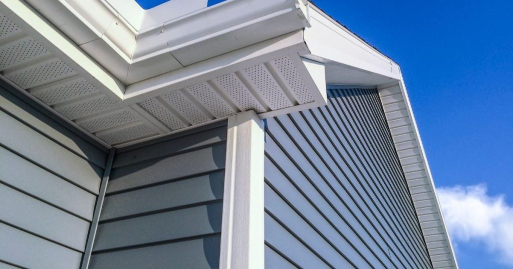 a close up of a house with a Siding Installation Services