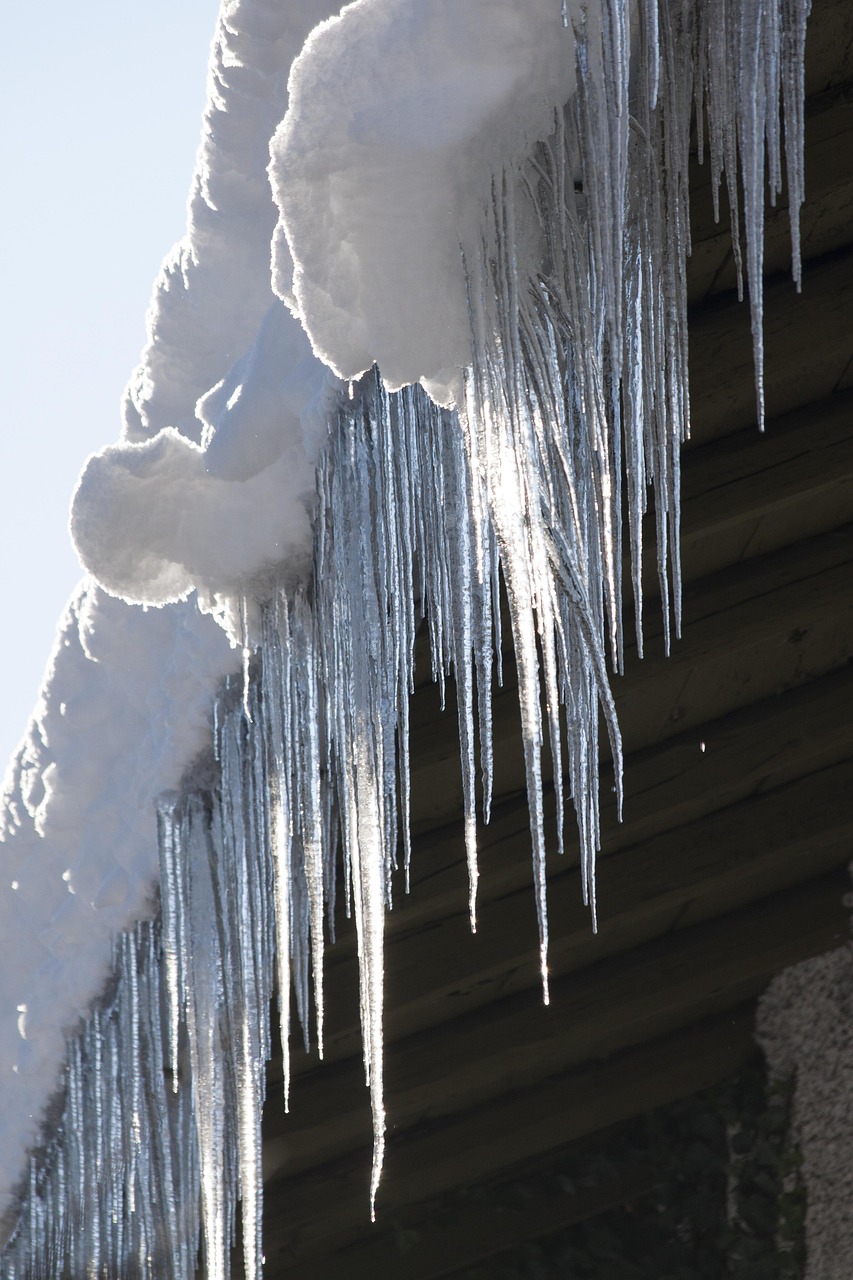 ice cream, icicle, cold, winter, nature, roof, gutter, white, frost, snow, frozen, ice rain, water
